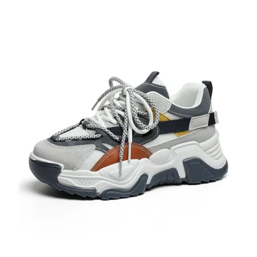 Boogie Bear Дышащие Низкие Кроссовки с Толстой Подошвой Женские