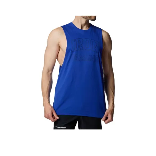 Under Armour ProjectRock Tank Топ Мужской Синий Черный 400