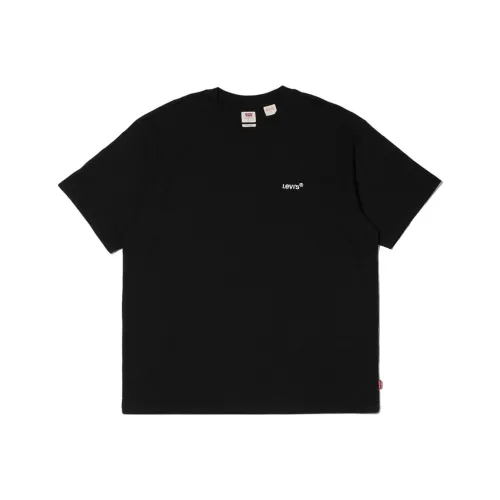 Levis Черная Унисекс Футболка