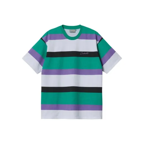 Carhartt WIP SS23 MARINA Series Зеленые Мужские T-рубашки