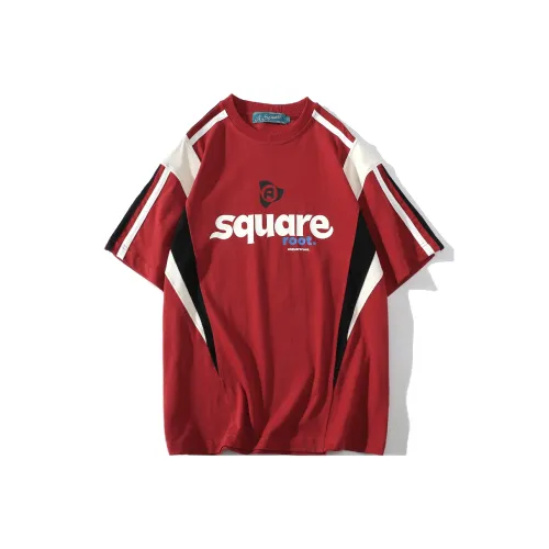 A SQUARE ROOT Красная унисекс футболка