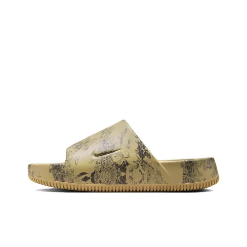 Nike Calm Slide Тапочки Бежевый/Серый Мужской