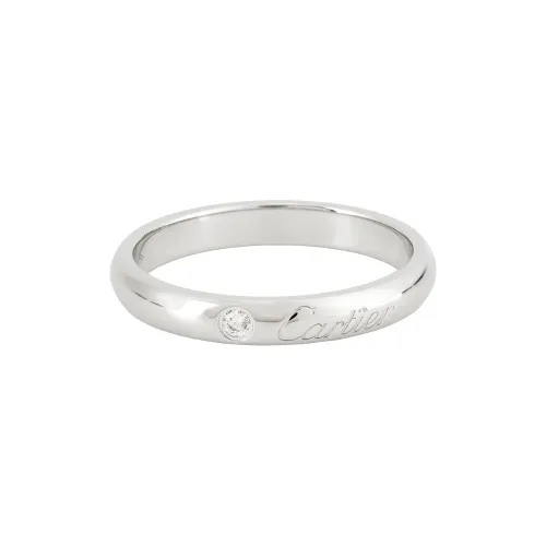 Cartier Обручальное Кольцо C De Cartier Платина, Бриллиант