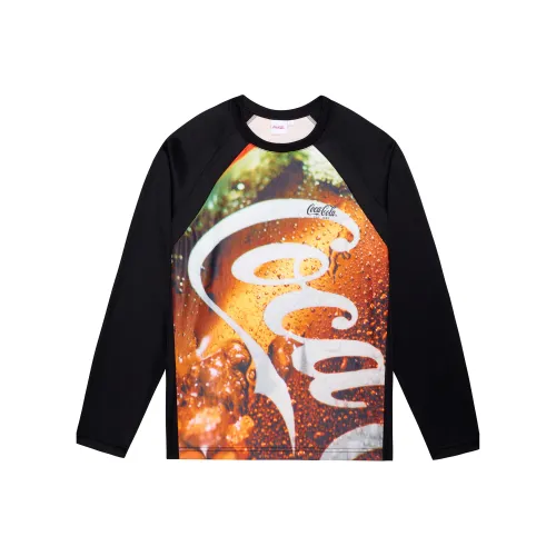 COCA COLA Черные Унисекс Футболки