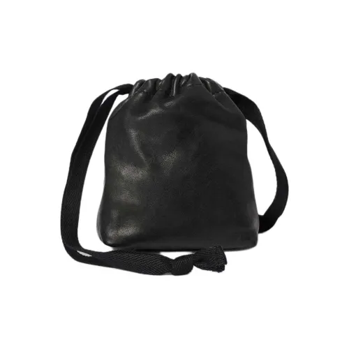 Ann Demeulemeester Lambskin Bucket Bag Shoulder Bag Small Women's Black
