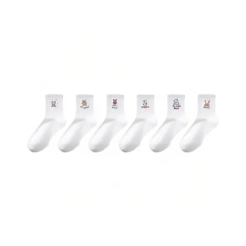 H YXIANG Носки Crew Женские упаковка из 6 пар