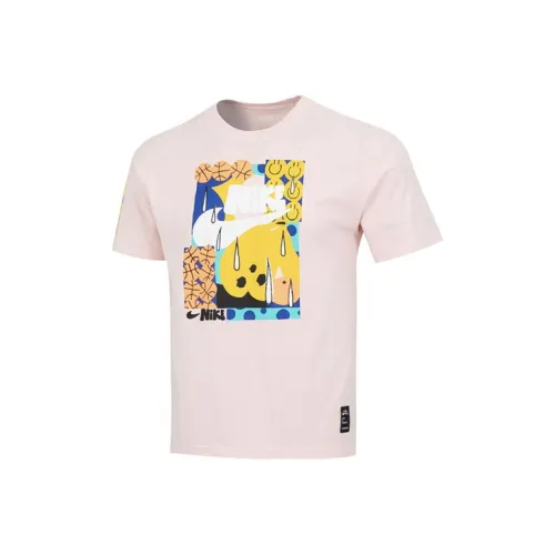 Nike SS22 T-Shirt Мужской Элегантный Светло-Розовый