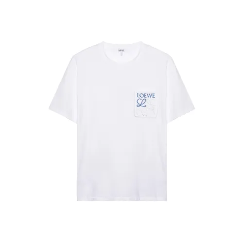 LOEWE Совместное издание Белая Мужская T-рубашка