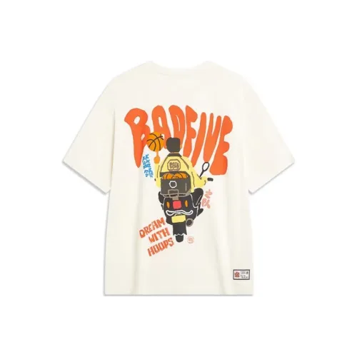 LINING Badfive Экрю Унисекс Т-рубашка