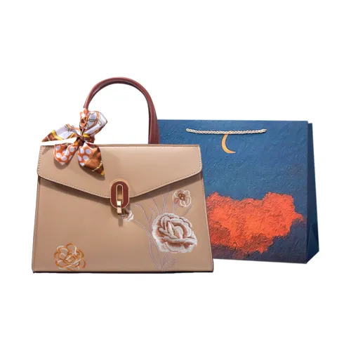 Elsvet Artificial Leather Bag Standard Women's Carnation Apricot