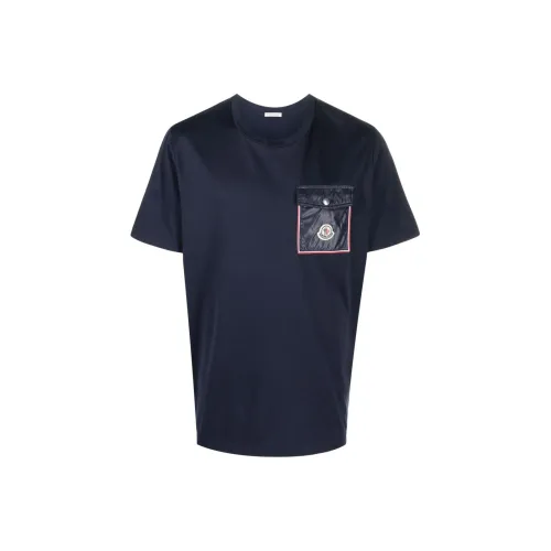 MONCLER Мужские синие T-рубашки