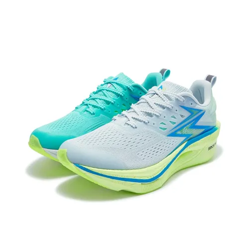 361° Flame 3 ET Беговые кроссовки Низкий топ Синий Зеленый Несовпадающие Унисекс