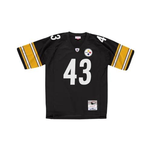 Mitchell Ness Черный Желтый Мужская Футболка