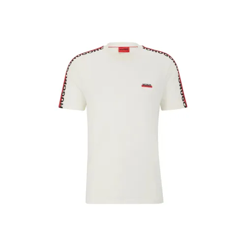 Hugo Boss Белые Мужские T-рубашки