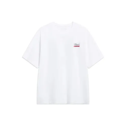 LINING Белая Унисекс Футболка