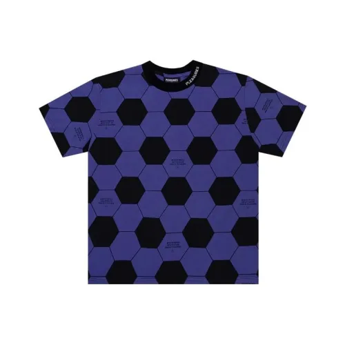 PLEASURES совместная фиолетовая мужская футболка T