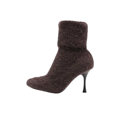 GIANVITO ROSSI Ботильоны 8,5 см Женские Коричневый