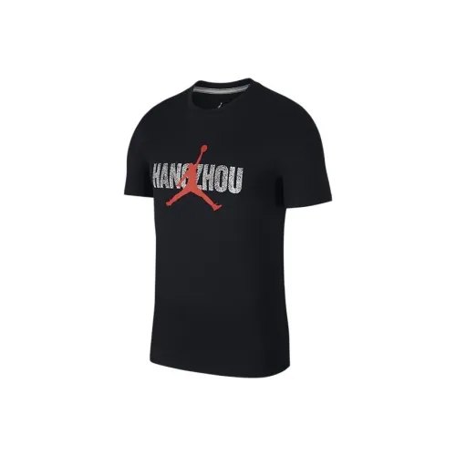 JORDAN Черные Мужские T-Рубашки