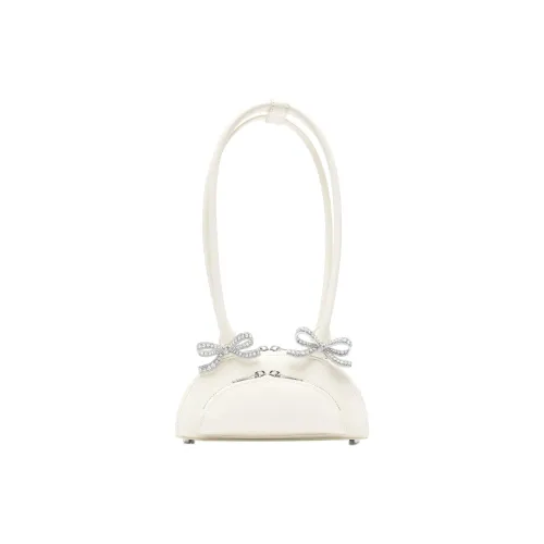 Self Portrait Телячья кожа Сумка через плечо Женская Светлый Бежевый