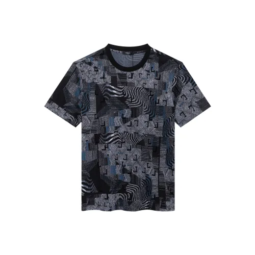 LIU·JO UOMO Черный Синий Мужская T-Рубашка