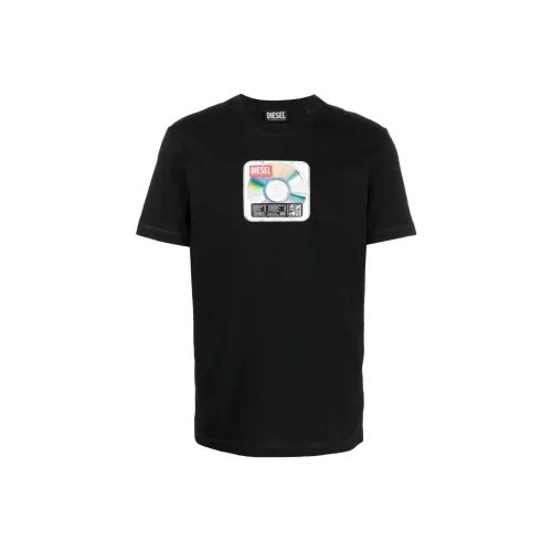 DIESEL Мужские черные T-рубашки