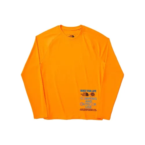The North Face TNF X Online Ceramics SS23 Co Брендированная Серия Апельсин Унисекс T Рубашки