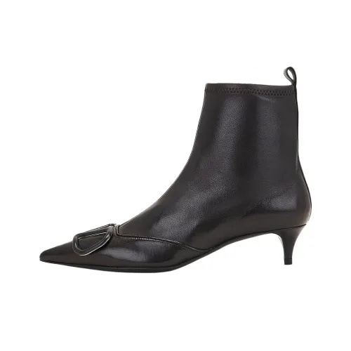 Valentino Vlogo Botильоны 4CM Женские Черные