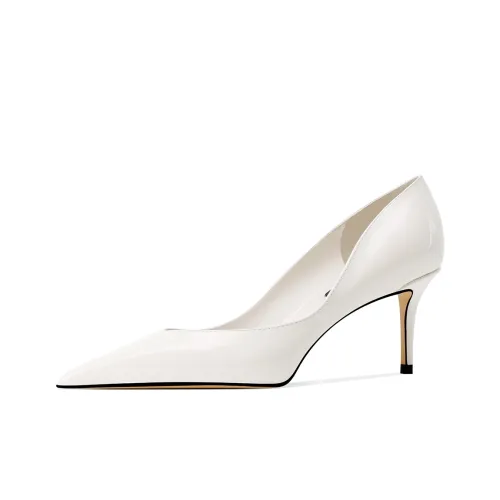 Shesrim Высокие каблуки Женские Экрю