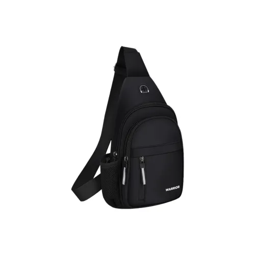 Warrior Composite Fabric Sling Bag Men's Black