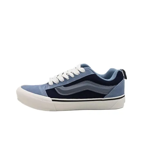 VANS Knu Skool Устойчивые к истиранию Низкие Кроссовки для скейтбординга Унисекс Синие