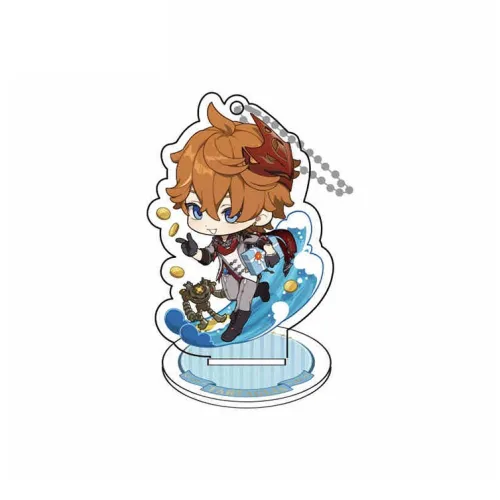 Оригинальный Бог Тарталья Чжун Ли Барбара Гань Юй Коллекция Bonded Privilege Аниме-подвески