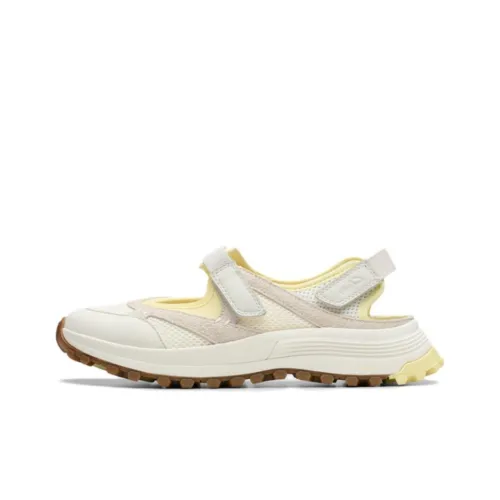 Clarks ATL Trek Рыбка Низкий Топ Повседневная Обувь Женская Белая