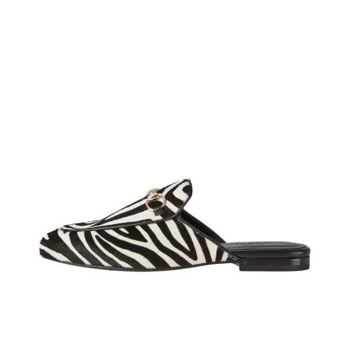 GUCCI Домашние тапочки Женские Черный Белый