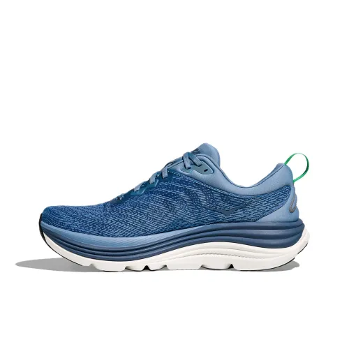 HOKA ONE ONE Gaviota 5 Устойчивый к истиранию Дышащий Легкий Низкий Топ Беговые кроссовки Мужской Синий