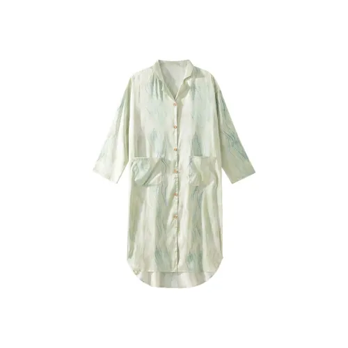 BONAS Ночная сорочка Женская Свежий зеленый