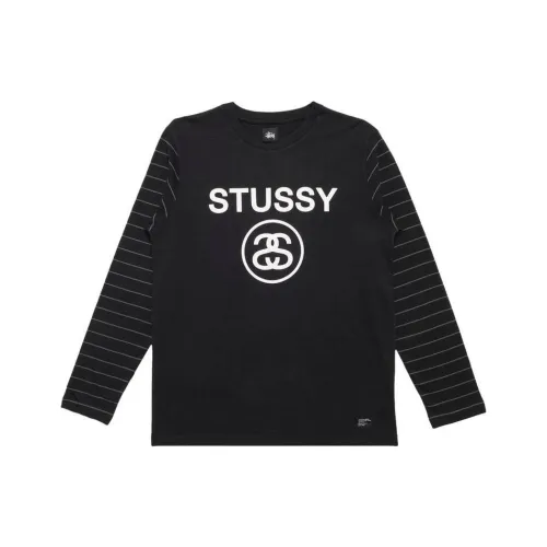 Stussy Черные Мужские T-Рубашки