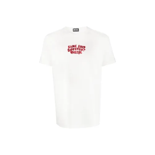 DIESEL Белая Мужская T-Рубашка