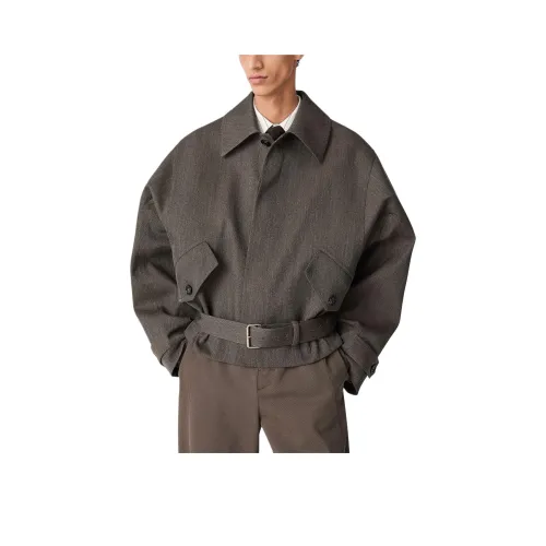 Bottega Veneta SS25 Куртки и Пальто Мужской Серый