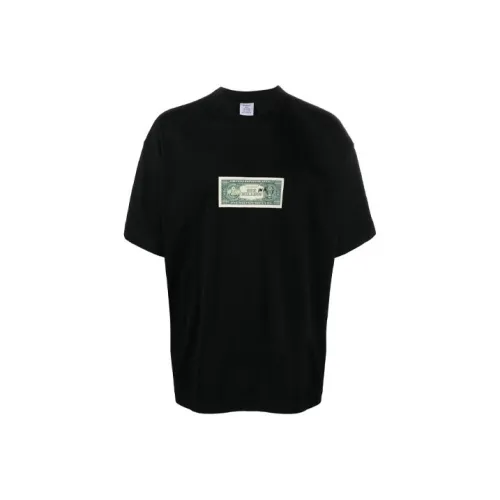 Vetements Черные Мужские T-Рубашки