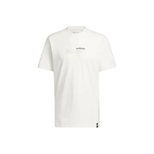 Adidas T-Shirt Мужская Нефрит Белый