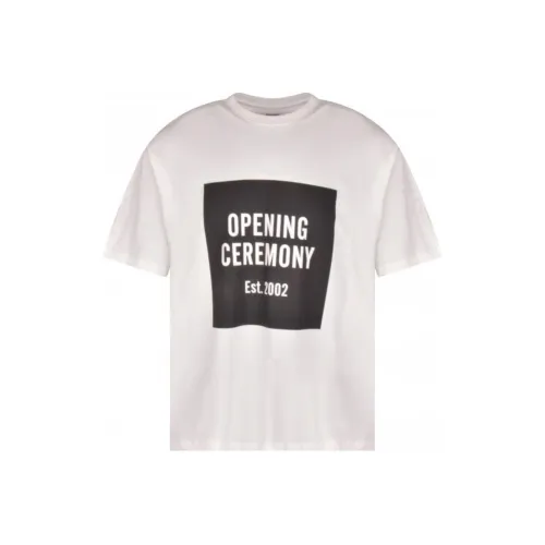 Opening Ceremony Белая Мужская T-Рубашка