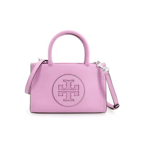 TORY BURCH Ella Синтетическая кожа Сумка-тоут Сумка для покупок Сумка через плечо Мини Сумка Женская Фиолетовая