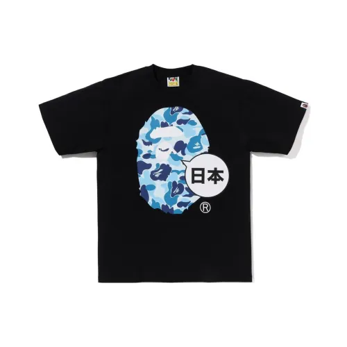A BATHING APE Мужские черные футболки
