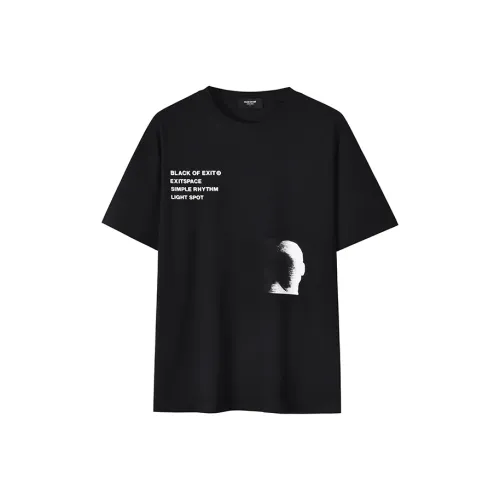 BLACK OF EXIT T-Shirt Унисекс Черный