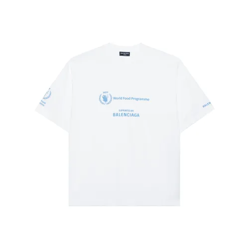 Balenciaga x WFP Белый Мужской T-рубашки