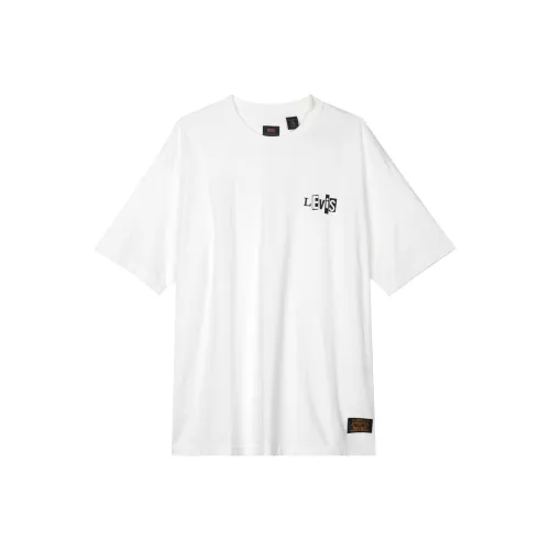 Levis Белая Мужская T-Рубашка