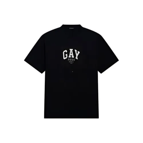 BALENCIAGA Черная Унисекс Футболка