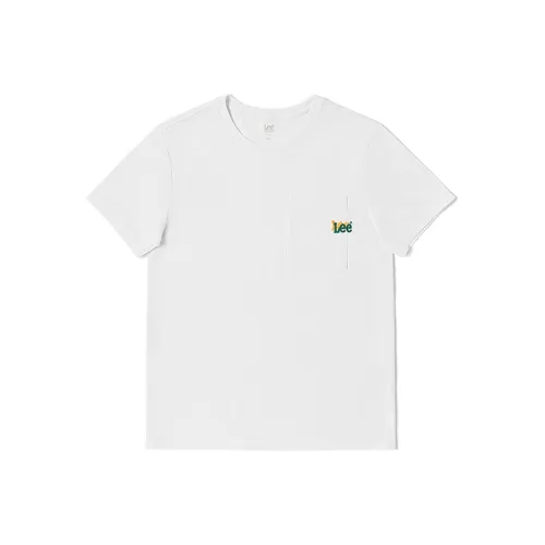 Lee совместный бренд модель Белый Мужская T-рубашка