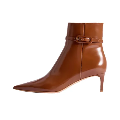 GIANVITO ROSSI Tokio Ботильоны 5,5 см Женские Коричневый