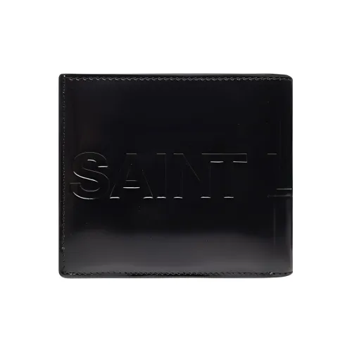SAINT LAURENT Телячья кожа Кошелек Мужской Черный